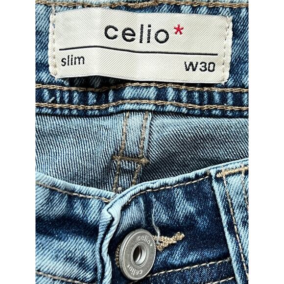 Celio women’s slim destressed light wash jeans - Picture 9 of 10